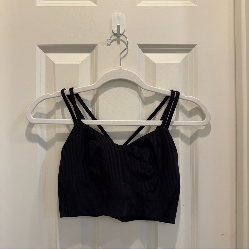 Lululemon Like a Cloud Ribbed Longline Bra Light Support, B/C Cup